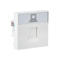 EKF PROxima Розетка RJ-45, категории 5e (ширина 2 модуля)