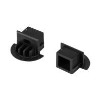 Arlight Заглушка для PDS-F черная с отверстием (Пластик)