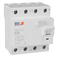 КЭАЗ OptiDin DM63-4263-AC-4,5-УХЛ4 (4P, 63, 30mA)