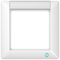 JUNG Рамка 1-кратная, белый