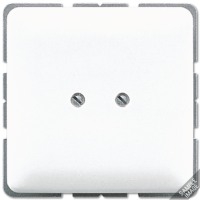 JUNG Глухая крышка с опорным кольцом, слоновая кость