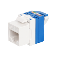 Donel Модуль Keystone Toolless RJ45, cat. 5e, UTP, 180 град., белый, DECKTU5E180DW