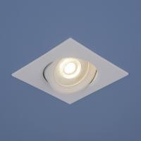 Встраиваемый точечный светодиодный светильник 9915 LED 6W WH белый Elektrostandard Plasti a044629