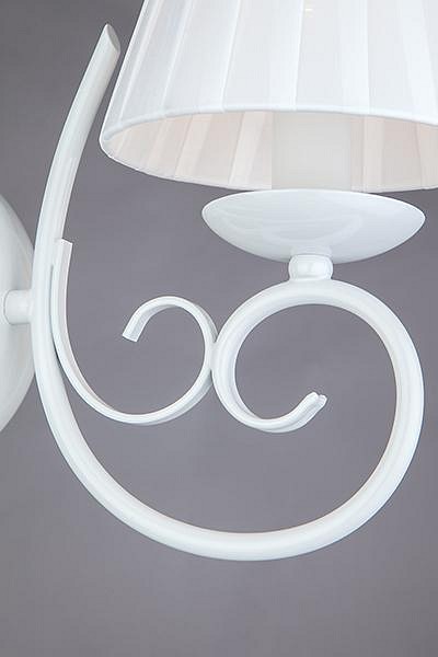 Бра в классическом стиле с абажуром 280/1 белый Eurosvet Severina