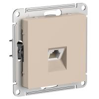 SE AtlasDesign Песочный Розетка компьютерная RJ45, кат. 6A, механизм