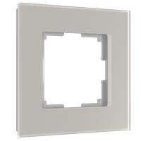 Рамка из стекла на 1 пост Senso дымчатый soft-touch W0013117