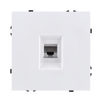 Розетка телефонная RJ11, белый матовый Kollinger Eclipse EC-019WH