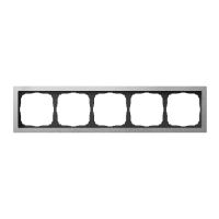 Systeme Electric ArtGallery Pure Металл Алюминий Рамка 5-ая