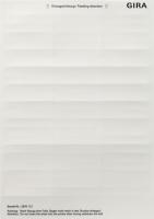 Gira Листы для надписей 11,7x66,3 мм