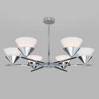 ПОТОЛОЧНАЯ ЛЮСТРА С ПЛАФОНАМИ 70138/6 хром Eurosvet Rylee