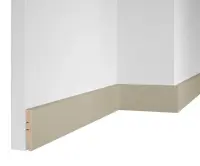 Плинтус RTV080.03.32 Веллюто Крема ПВХ. 2400×80×16 мм RTV0800332