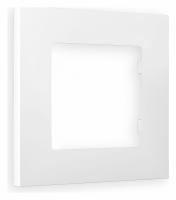 Рамка ALFA Qubi (Белый матовый) 1-ая AF250121
