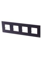 ABB NIE Zenit Стекло кофейное Рамка 4-я 2+2+2+2 мод