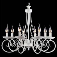 Люстра классическая 22404/8 белый с золотом Eurosvet Provence Люстра классическая 22404/8 белый с золотом Eurosvet Provence