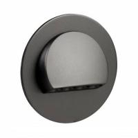 Zamel Светильник RUBI Черный/Тепл.бел. на стену, без рамки 14V DC