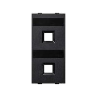 Simon Connect Адаптер 2 местн. для RJ45 AMP, BRAND REX, RIT, CIMABOX, CIMA-модуль 52x108 мм