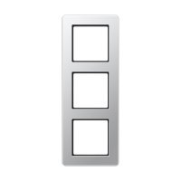 JUNG A Flow Алюминий Рамка 3-ая для вертикальной и горизонтальной установки