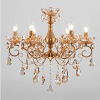 Подвесная хрустальная люстра 10109/6 бронза Eurosvet Escada