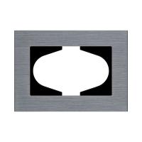 Рамка для двойной розетки, серый Kollinger Reflex AL RA120GY