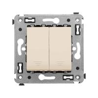 DKC Avanti Ванильная дымка Кнопка двухклавишная