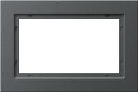 Gira E2 Антрацит Рамка установочная 1,5 местн.