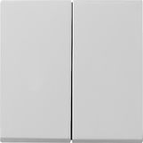 Gira S-55 Сер матовый Клавиша 2-ая с комплектом уплотн. IP44 для клавишн. и кноп.выкл.