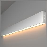 Линейный светодиодный накладной односторонний светильник 78см 15Вт 3000К матовое серебро 101-100-30-78 Elektrostandard Grand a041489