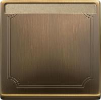 SE Merten SD Античная латунь Клавиша 1-ая, с полем для надписи