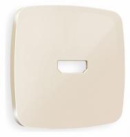 Лицевая панель OMEGA (Бежевый глянец) для HDMI розетки QUANT OP3140