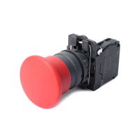 Systeme Electric Кнопка с гриб головкой SB5 в сборе 22мм 40мм красная с возвратом пластик 1НЗ