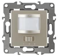 ЭРА 12-4103-04 Датчик движения 2-проводной, 180-240В, 200Вт, IP20, 12, Шампань