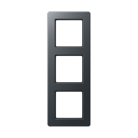 JUNG A Flow Матовый антрацит Рамка 3-ая для вертикальной и горизонтальной установки