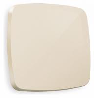 Лицевая панель OMEGA (Бежевый глянец) для 1-клавишных выключателей QUANT OP3010