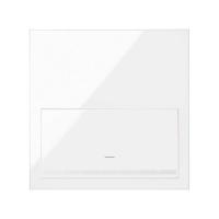 Simon 100 Белый глянец Кит 1 пост, фронт. 1 рамка «минимум» + 1 клавиша светорегулятора