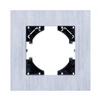 Рамка 1-постовая, серебро Kollinger Reflex AL RA1SR