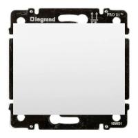 Legrand Galea Белый Накладка заглушки с суппортом