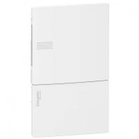 SE RESI9 MP (Mini Pragma) Бокс встраеваемый с белой дверью 1 ряд/4 модуля,IP40, IK07, 50А, 2 клеммы, Италия