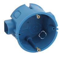 ЭРА KUTS-68-45-blue Коробка установочная КУТС 68х45мм для твердых стен саморез., стыковочные узлы синяя