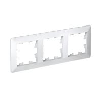 Systeme Electric AtlasDesign Air Белый/дымчатый белый Рамка 3-ая