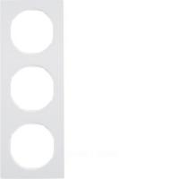 Berker R.3 Полярно-белый Рамка 3-местная