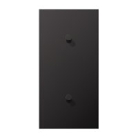 JUNG LS1912 Dark Центральная плата, 2 поста, для вертикальной установки, тумблеры 1+1,конус; метал. исполнение