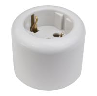 BIRONI Ришелье Пластик Белый Розетка с/з