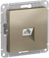 SE AtlasDesign Шампань Розетка телефонная RJ11, механизм