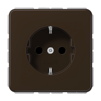 JUNG Штепсельная розетка SCHUKO 16A 250V~ коричневая