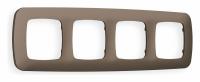 Рамка OMEGA Ecta (Темная бронза матовый) 4-ая OF140634