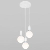 Подвесной светильник со стеклянными плафонами 50151/3 белый Eurosvet Bubble