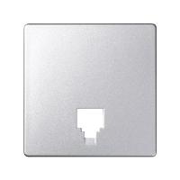 Simon 82 Detail Алюминий Накладка Розетки ТЛФ 1-ой