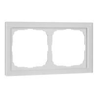 Systeme Electric ArtGallery Pure Органическое стекло Белый Рамка 2-ая