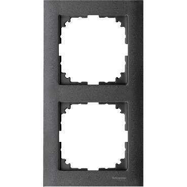 SE Merten SM M-Pure Антрацит Рамка 2-ая