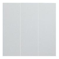 Клавиши трехклавишного выключателя, серебро (35661 SV)